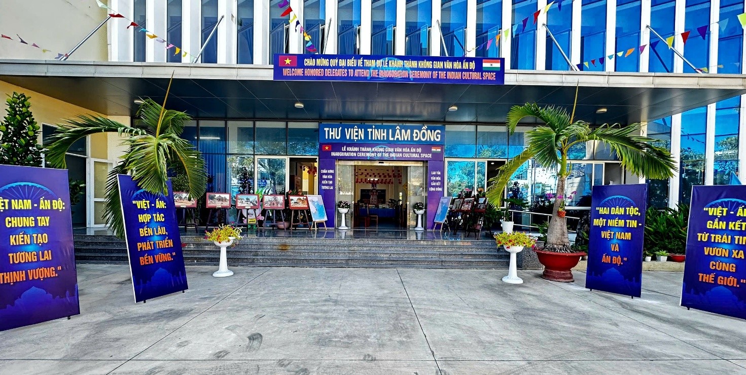 Khánh thành không gian văn hóa Ấn Độ tại Thư viện tỉnh Lâm Đồng